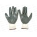 Перчатки нейлоновые (нитриловое покрытие) Nitrat GM-1001N-10,белые с серым,р.10*12/240