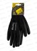 Перчатки нейлоновые (полиур покр) Terra GM-1001PU-black-9, черн.,р.9*12/240