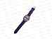 Часы муж. &quotViamax&quot черненный корпус, рифленое стекло