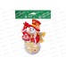 Плакат &quotСнеговик с подарками&quot 23см 203-527