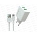 З/у сетевое 2USB 2.4A для micro USB More choice HC10м White