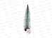 Елка 20см ершик, зеленая, пластик, дерево, 26-51, 021-003  г